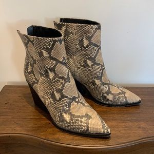 Dolce Vita Snake print Booties